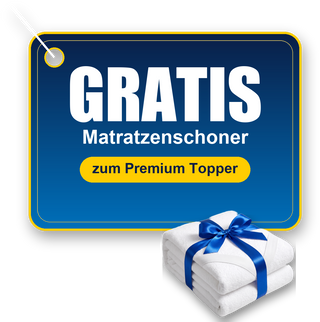 Gratis zu jedem Premium Komfort Topper