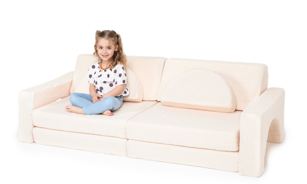 Spielcouch-Sofa für Kinder – 10-teiliges Set für Schlaf- und Spielbereich - KomfortKissen.de