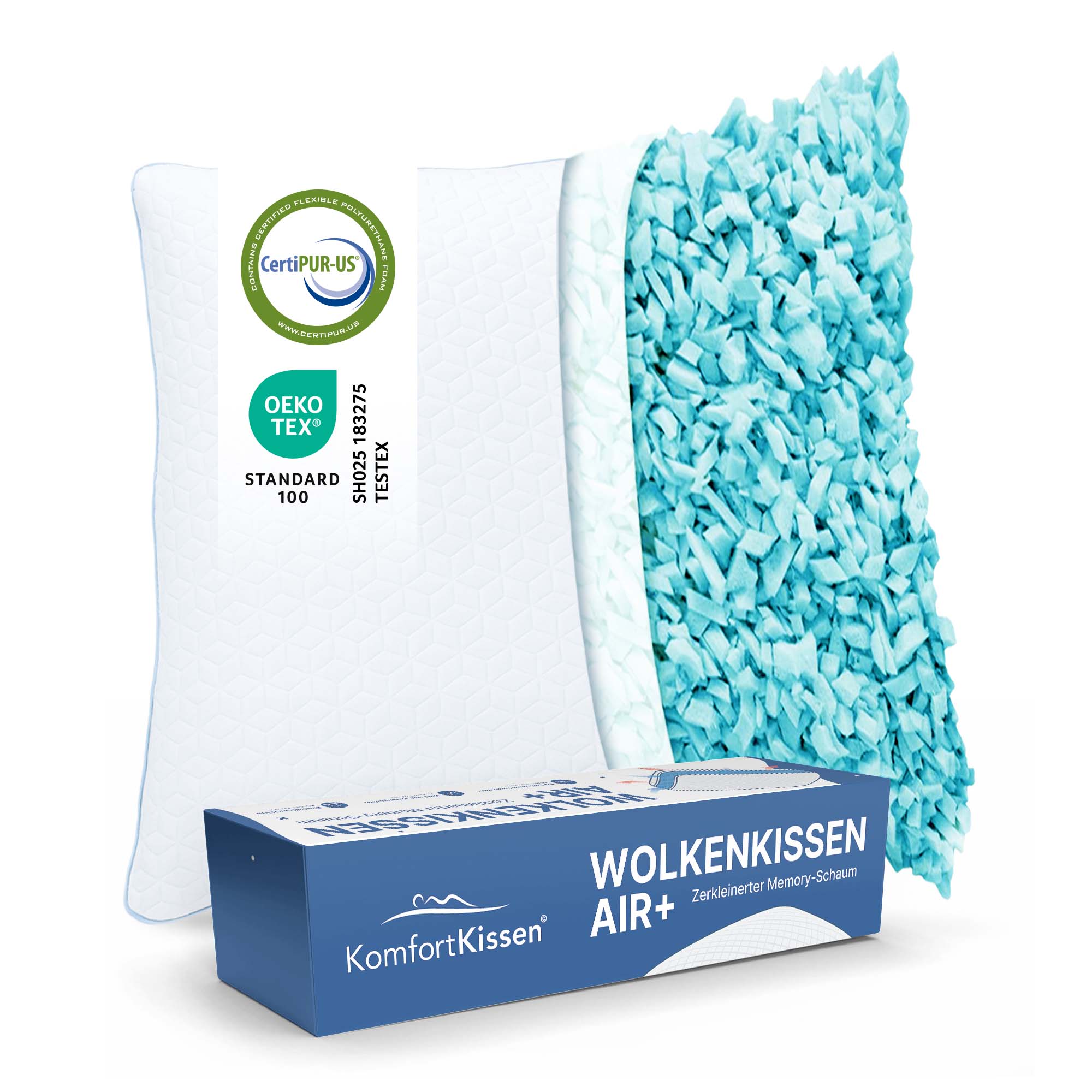 Wolkenkissen Air+ 80x80cm