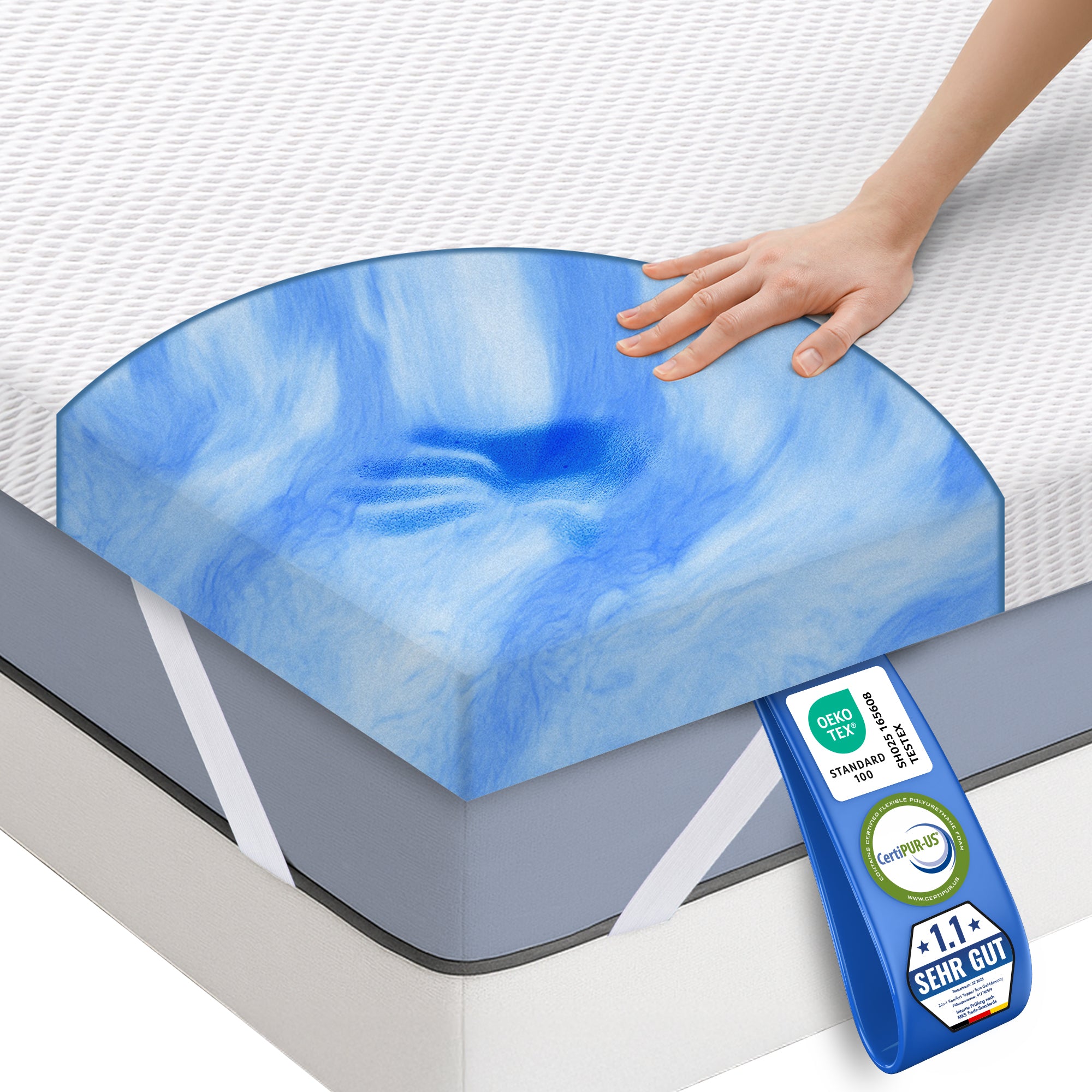 Dream Topper – Matratzen-Topper mit Memory-Schaum-Gefühl