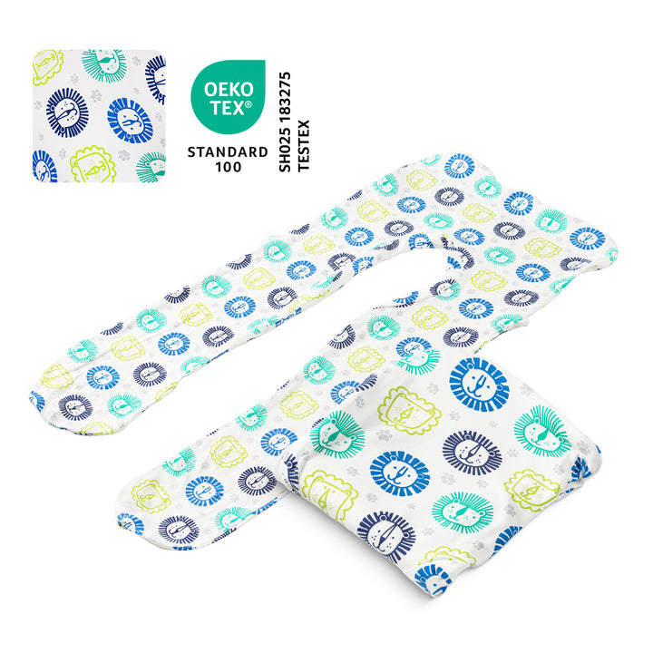 Housse de rechange pour oreiller enfant - Coton (Lion) 