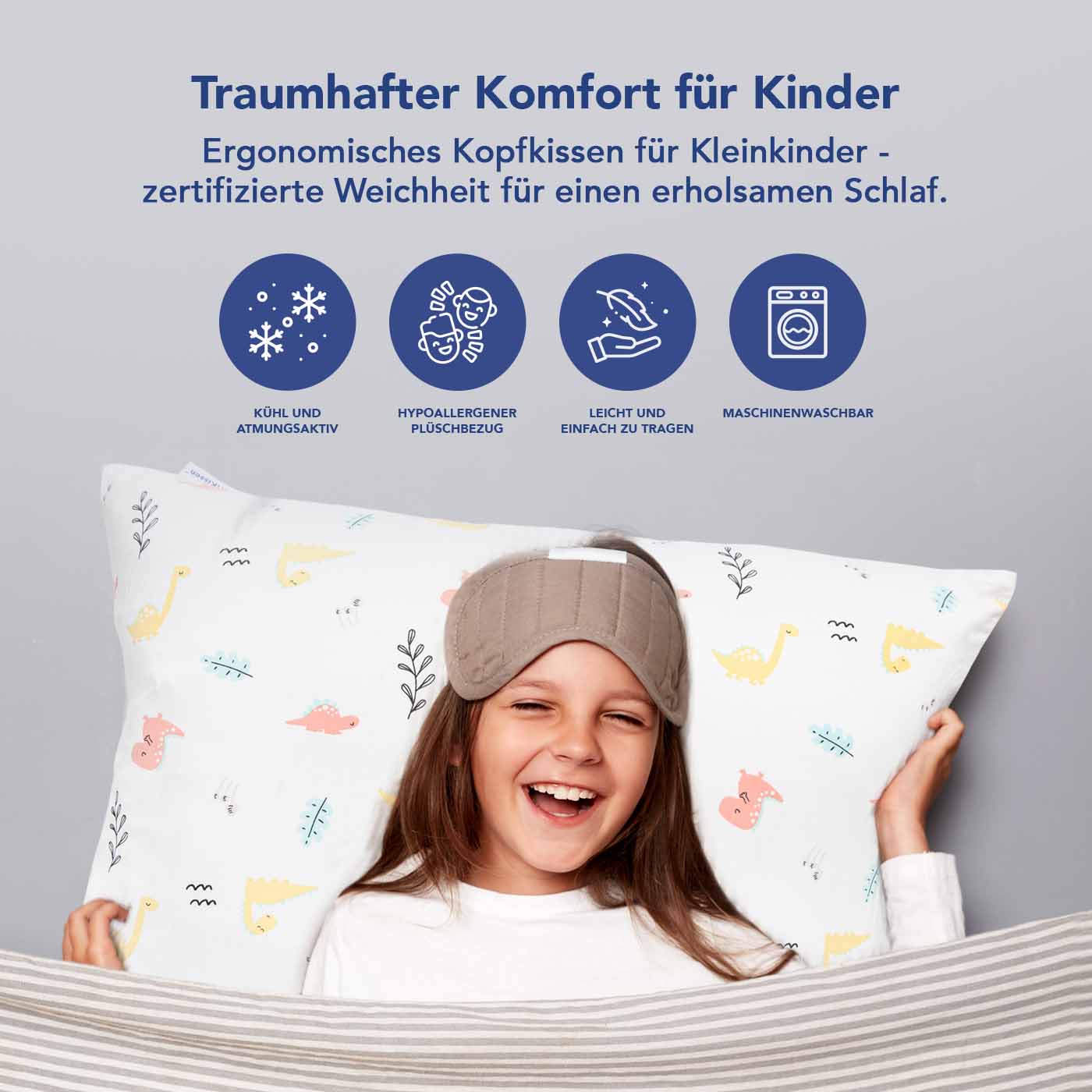 Kleinkinderkissen 40x60cm - KomfortKissen.de