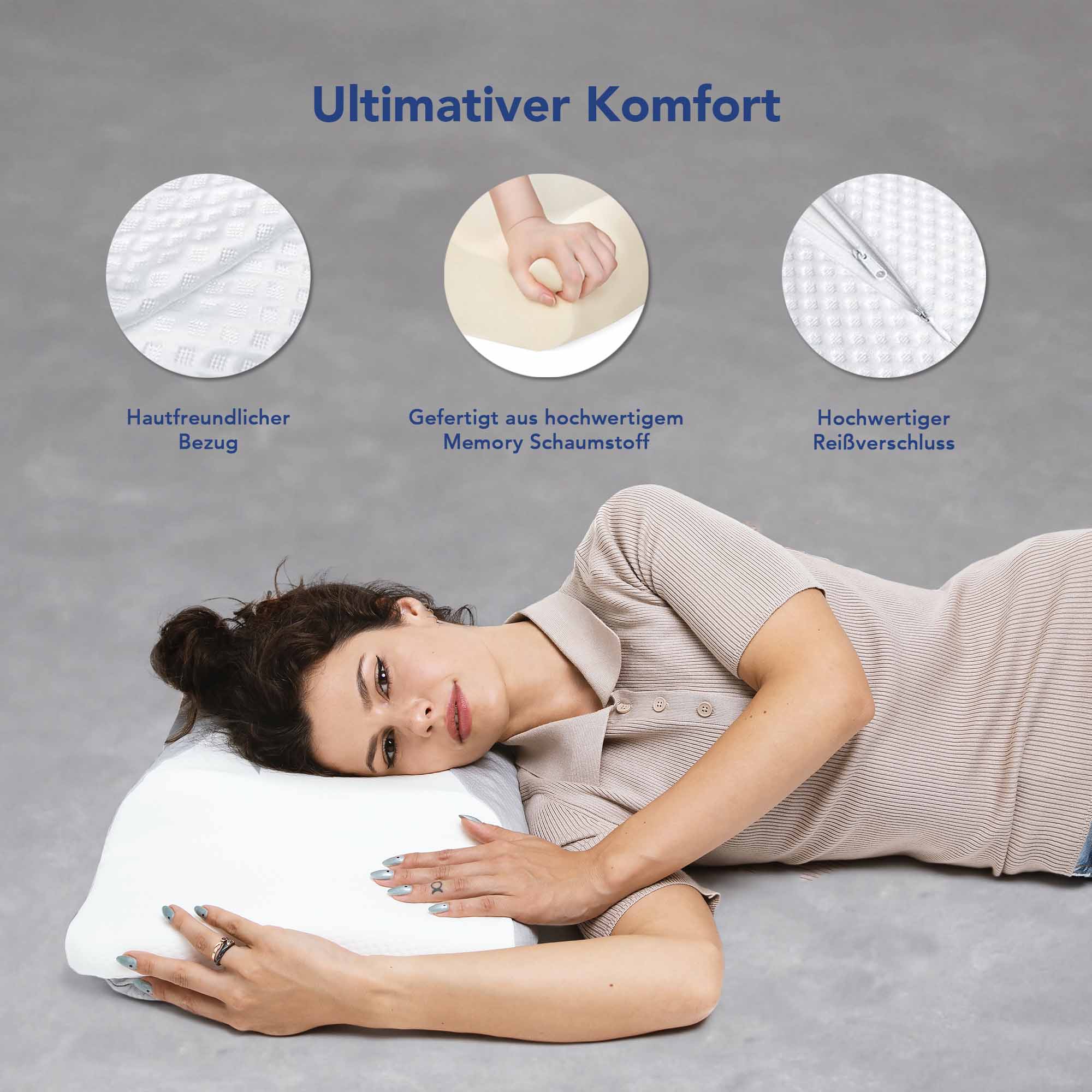 Doppeltes Ergo-Kissen - KomfortKissen.de
