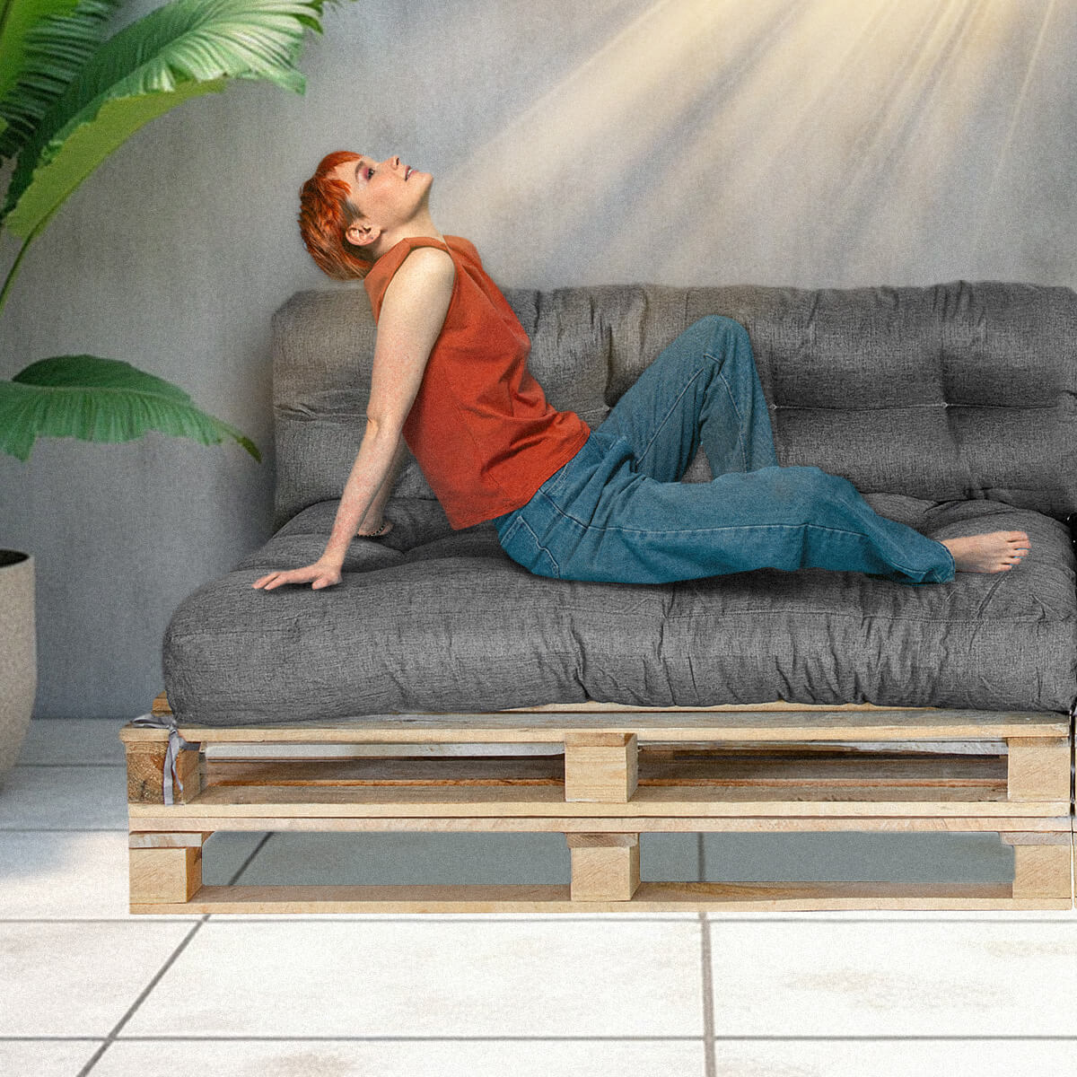 Premium Palettenkissen - Outdoor & Indoor Sitzkissen