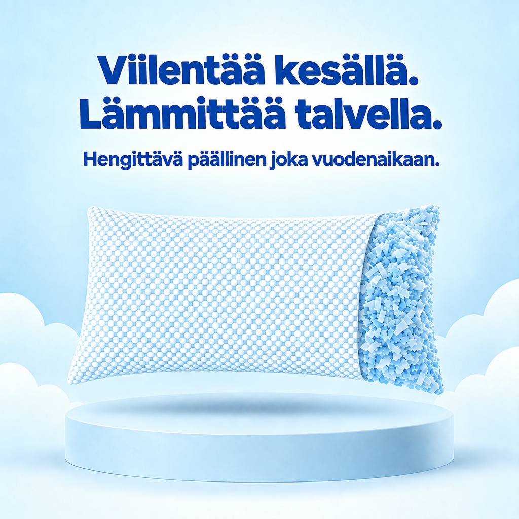 Viilentää kesällä, lämmittää talvella - hengittävä päällinen joka vuodenaikaan