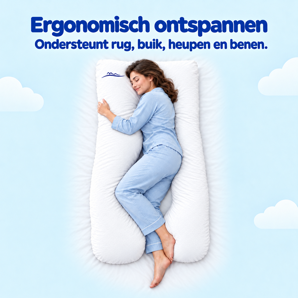 Ergonomisch ontspannen – ondersteunt rug, buik, heupen en benen – Weiß Blume Rosa Wolken Schwarz Hawaii Aroma Flamingo Beige Hellblau Khaki Walnuss Pfirsich Himmelblau Braun Dunkelgrau Grün