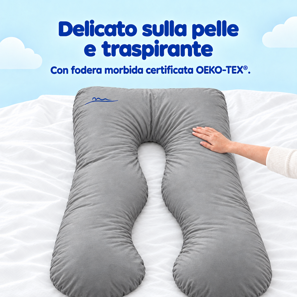 Delicato sulla pelle e traspirante – con fodera morbida certificata OEKO-TEX – Grau (Grey)