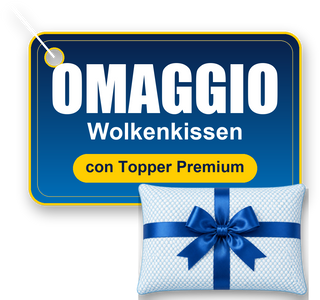 Wolkenkissen in omaggio con il Topper Premium – da 139 €