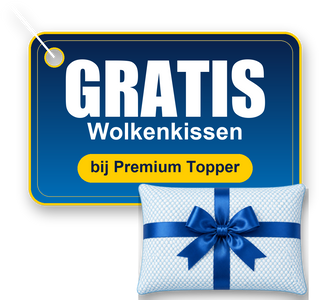 Gratis Wolkenkissen bij de Premium Topper – vanaf 139 €