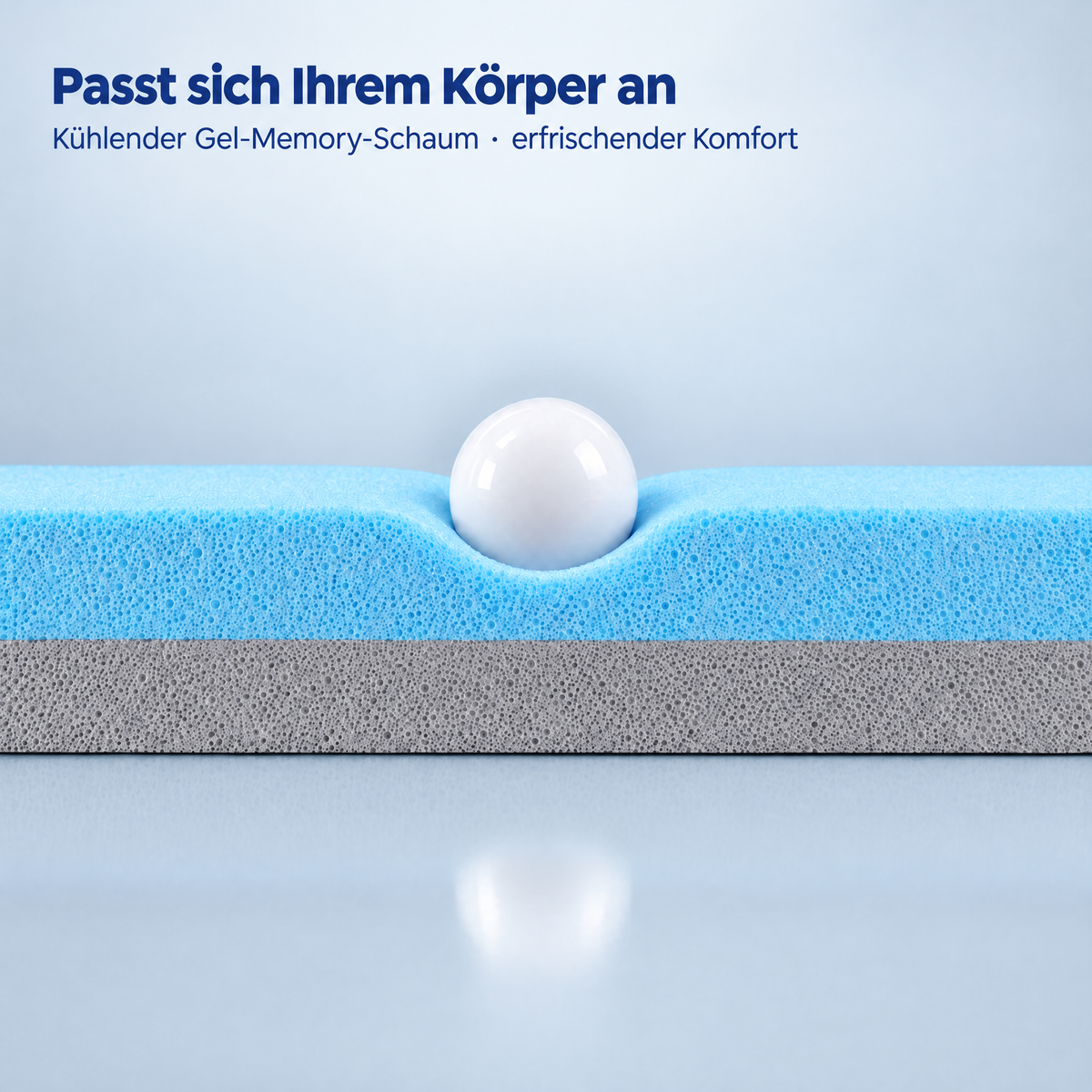 2-in-1 Komfort Topper – Passt sich dem Körper an