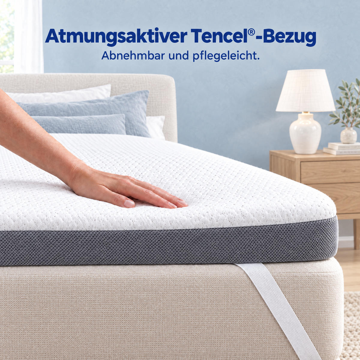 2-in-1 Komfort Topper – Tencel®-Bezug