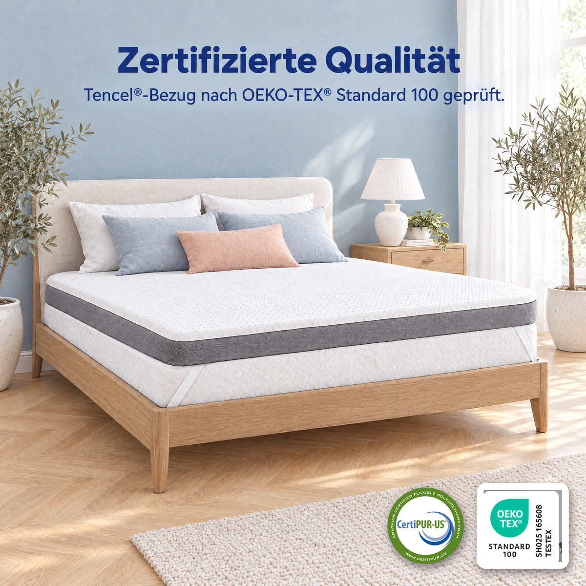 2-in-1 Komfort Topper – Zertifizierte Qualität
