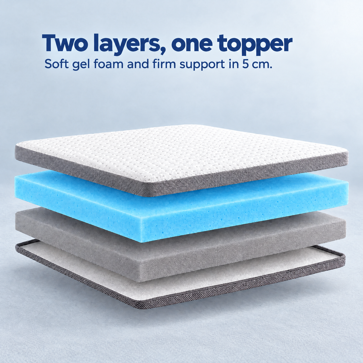 2-in-1 Komfort Topper – two layers