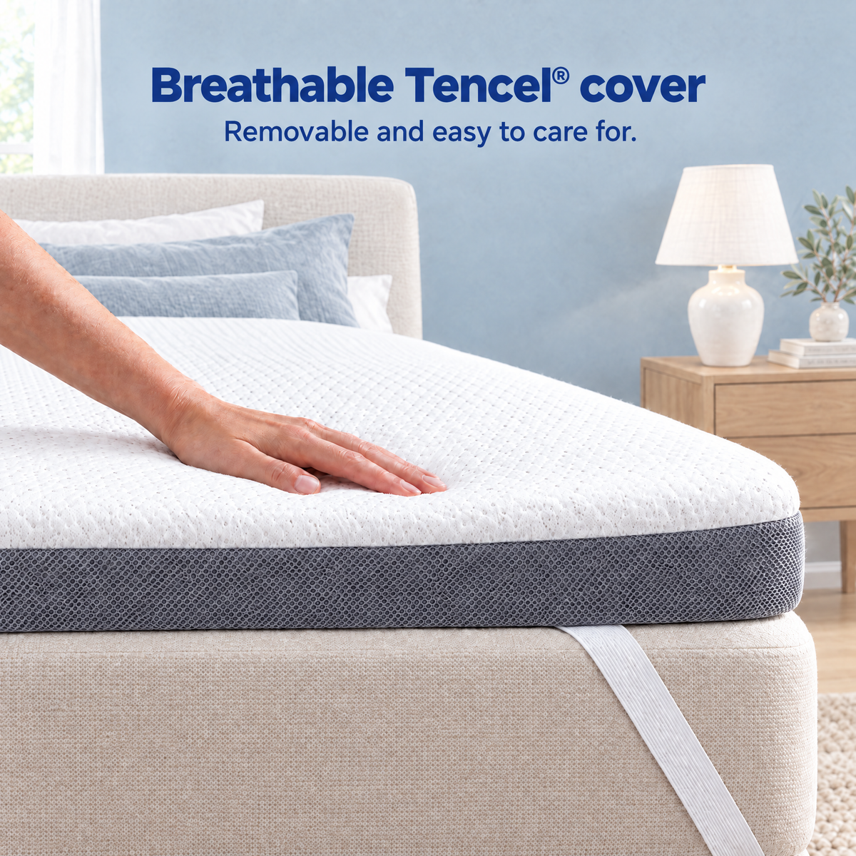 2-in-1 Komfort Topper – Tencel® cover