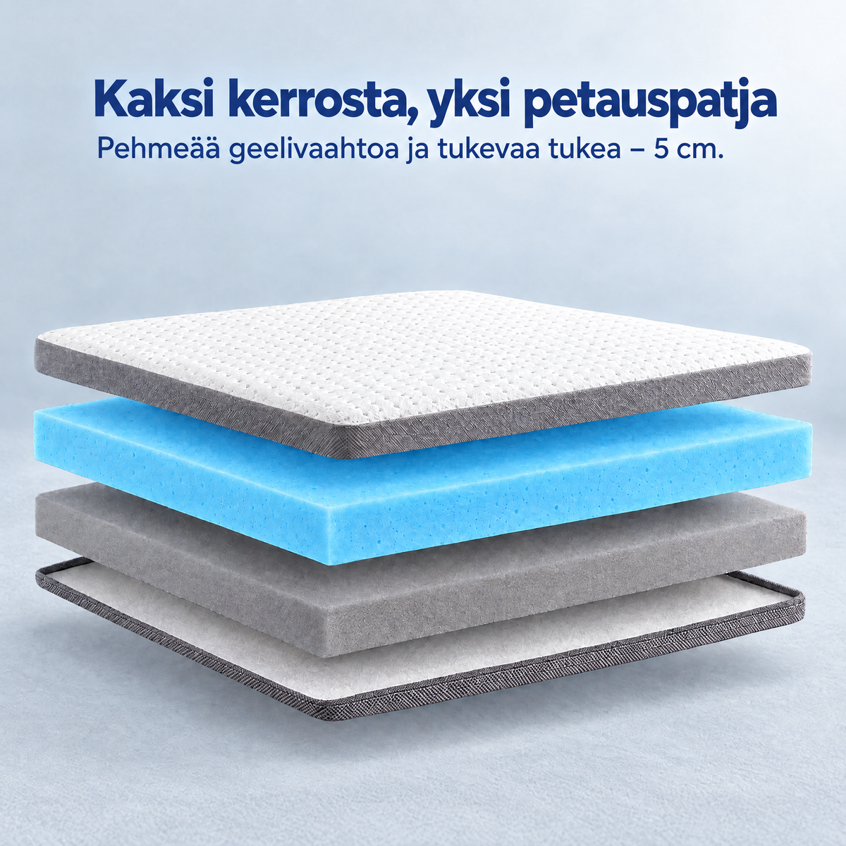 2-in-1 Komfort -petauspatja – kaksi kerrosta
