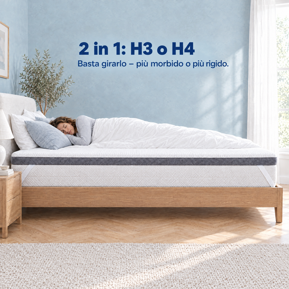Topper Komfort 2 in 1 – rigidità H3 o H4