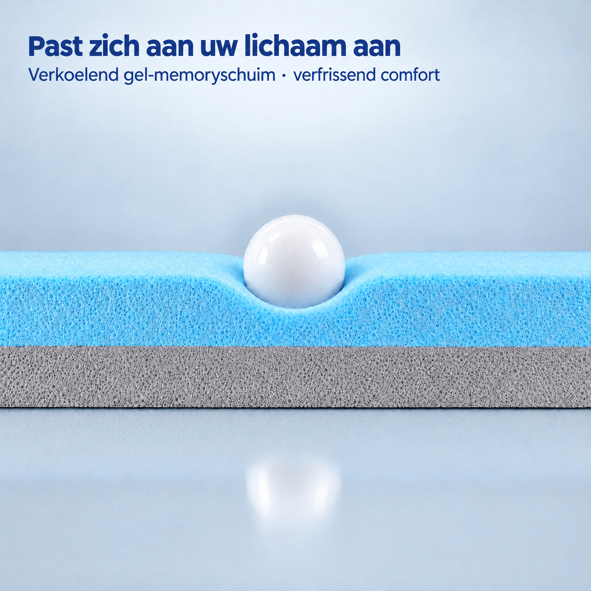 2-in-1 Komfort Topper – past zich aan uw lichaam aan