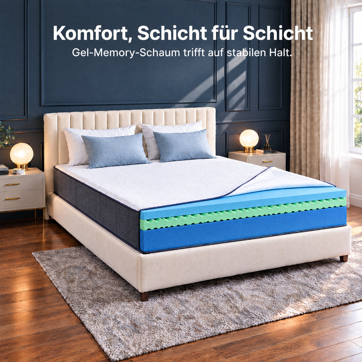 Premium-7-Zonen-Komfort Matratze