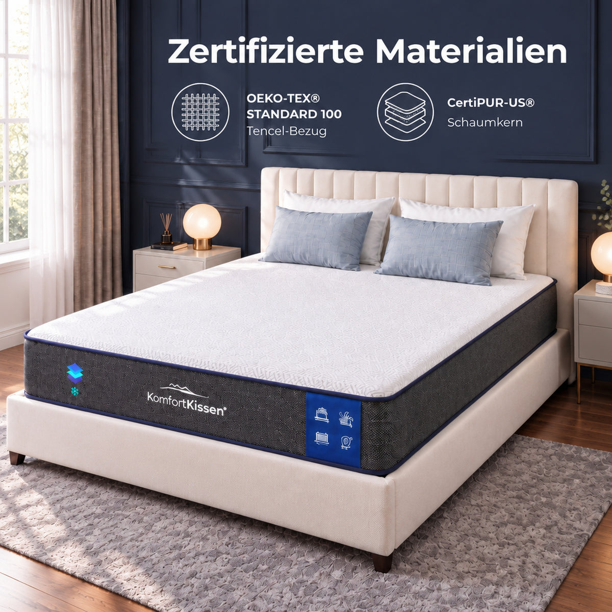 Premium-7-Zonen-Komfort Matratze