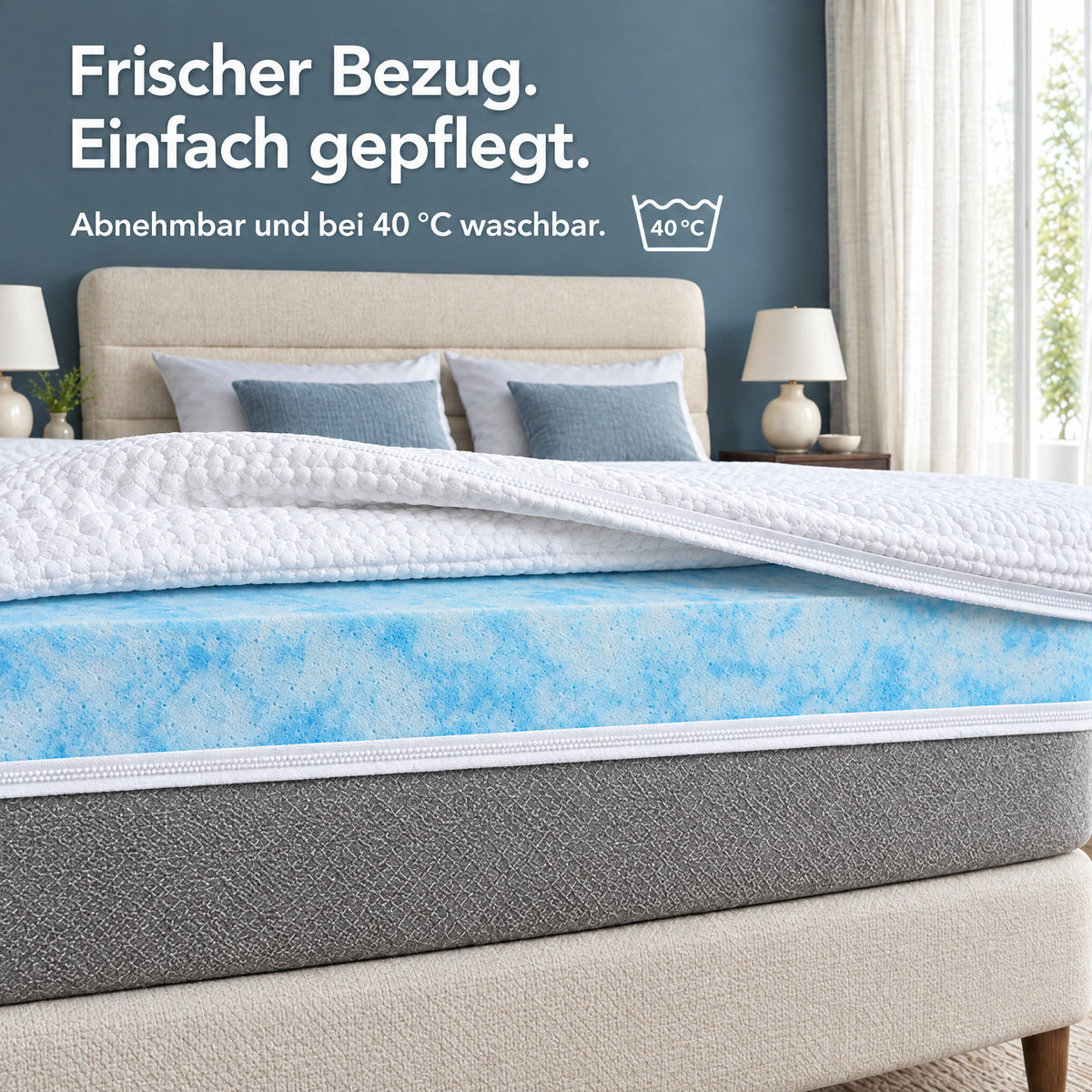 Dream Topper – Frischer Bezug. Einfach gepflegt.