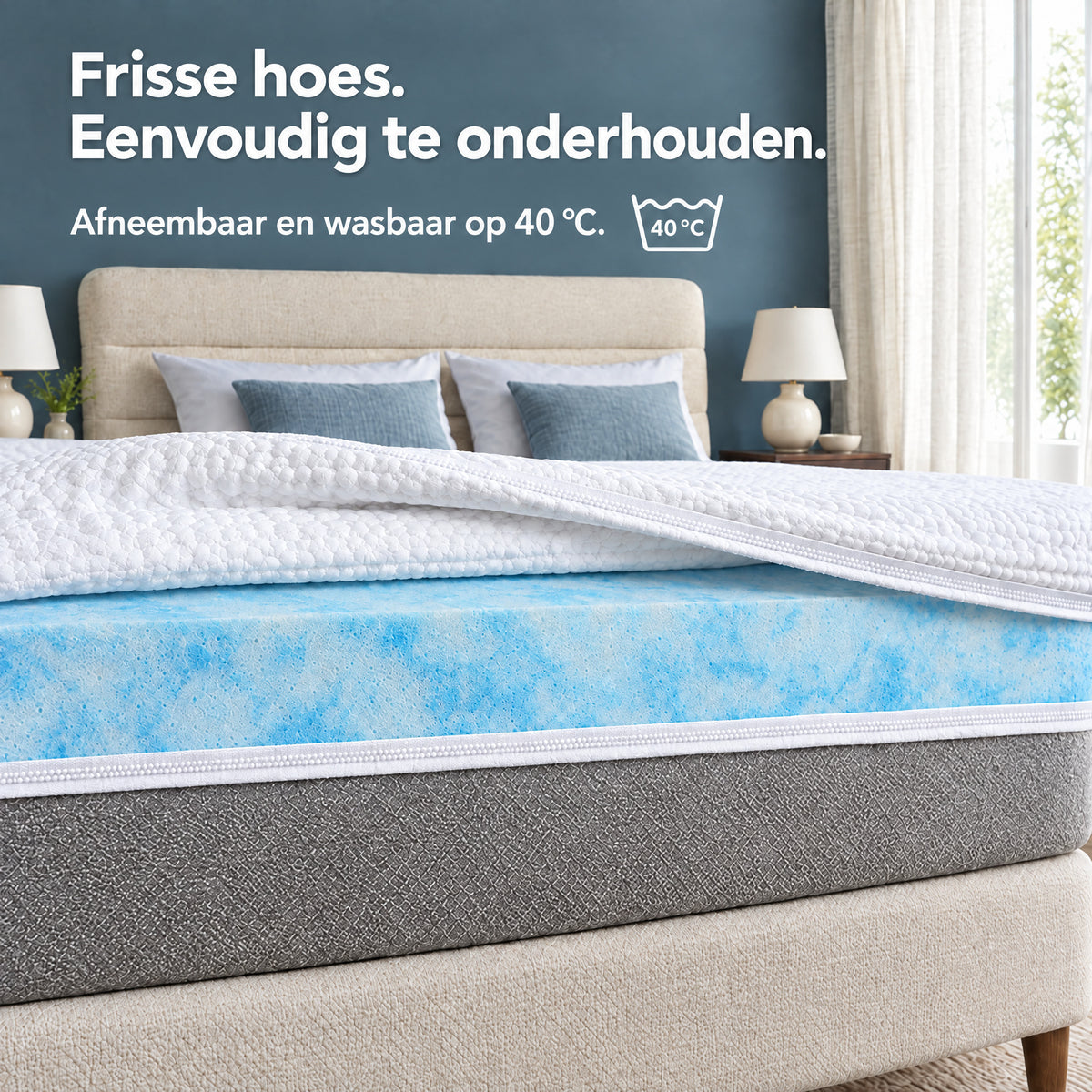 Dream Topper – Frisse hoes. Eenvoudig te onderhouden.