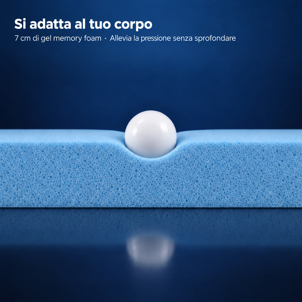 Topper Premium Komfort – sollievo dalla pressione